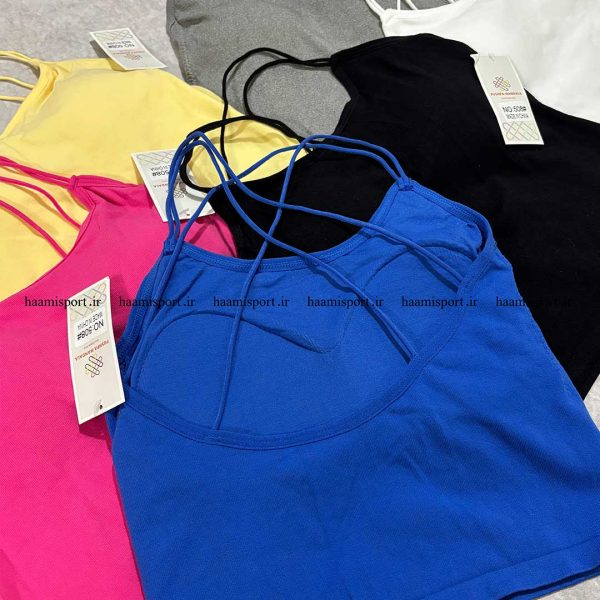 کراپ نخی ساده پشت بند ضربدری وارداتی کراپ نخی ساده پشت بند ضربدری وارداتی