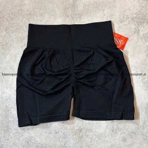 شلوارک سیملس پشت چین دار وارداتی برند فیتنس