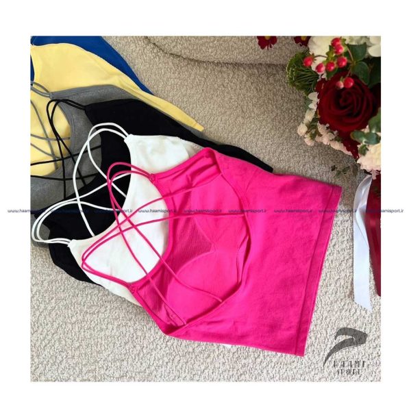 کراپ نخی ساده پشت بند ضربدری وارداتی کراپ نخی ساده پشت بند ضربدری وارداتی