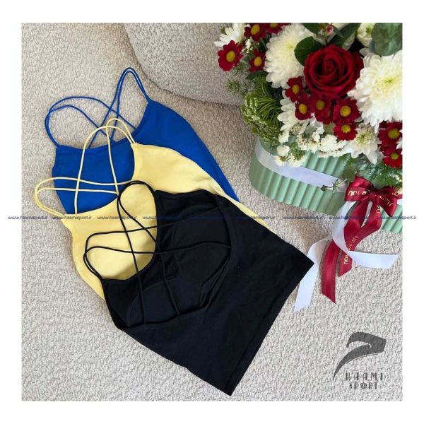 کراپ نخی ساده پشت بند ضربدری وارداتی کراپ نخی ساده پشت بند ضربدری وارداتی