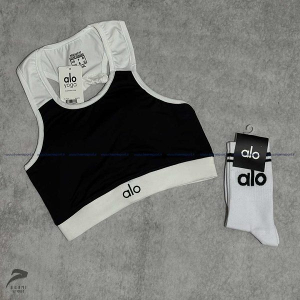 نیم تنه پشت بندی دو رنگ alo