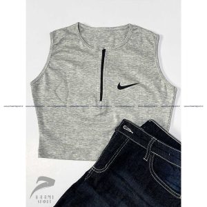 کراپ کبریتی اروپایی جلو نیم زیپ نایکی