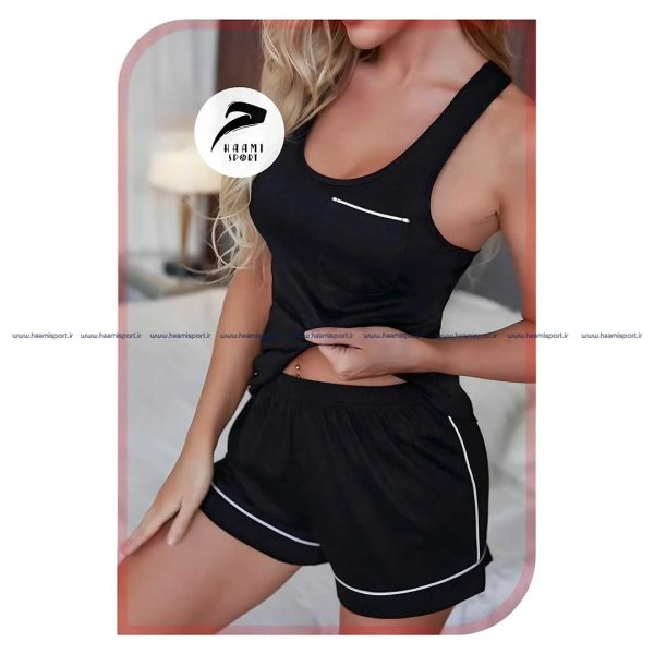 ست تاپ و شورتک مغزی دوزی