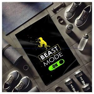 حوله ورزشی سایز بزرگ طرح دار کد 8