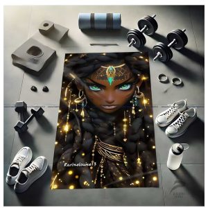 حوله ورزشی سایز بزرگ طرح دار کد 5