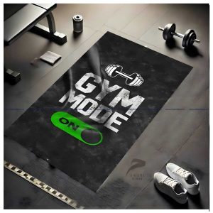 حوله ورزشی سایز بزرگ طرح دار کد 4