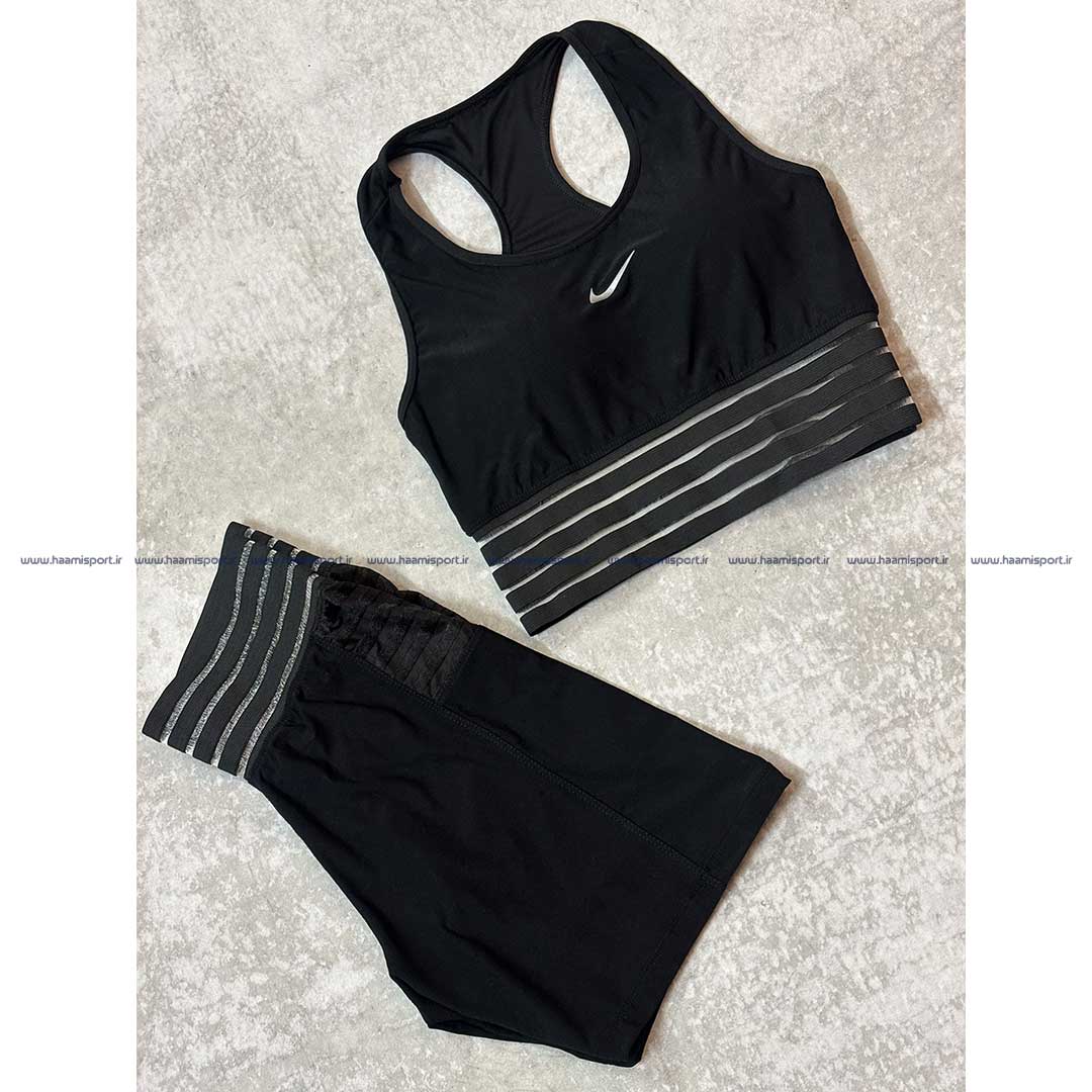 ست نیم تنه و شورتک نایکی براق ست نیم تنه و شورتک نایکی براق