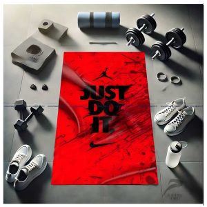 حوله ورزشی سایز بزرگ طرح دار کد 3