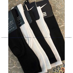 جوراب تمام پنبه کش انگلیسی تا زیر زانو