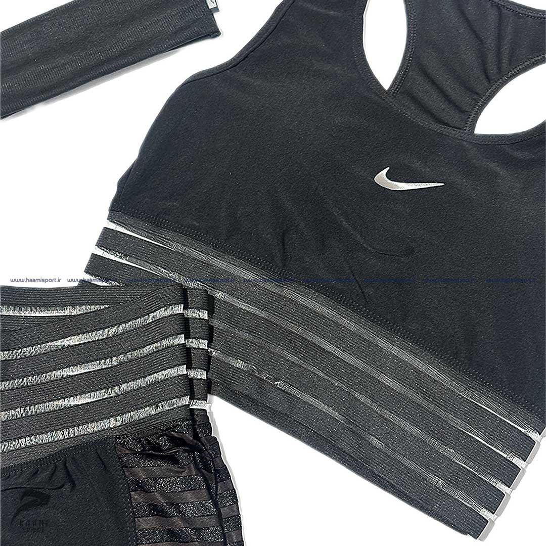 ست نیم تنه و شورتک نایکی براق ست نیم تنه و شورتک نایکی براق