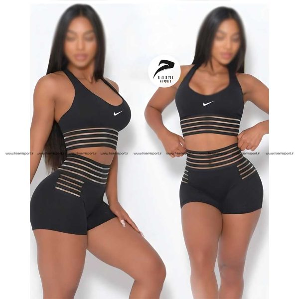 ست نیم تنه و شورتک نایکی براق ست نیم تنه و شورتک نایکی براق