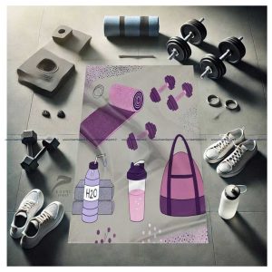 حوله ورزشی سایز بزرگ طرح دار کد 13