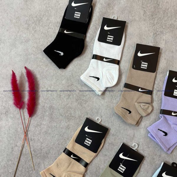 جوراب تمام پنبه کش انگلیسی نیم ساق نایکی جوراب تمام پنبه کش انگلیسی نیم ساق نایکی - تصویر 5