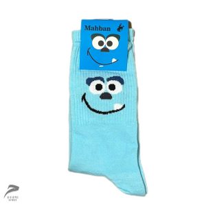 جوراب تمام پنبه کش انگلیسی طرح دار فانتزی سالیوان