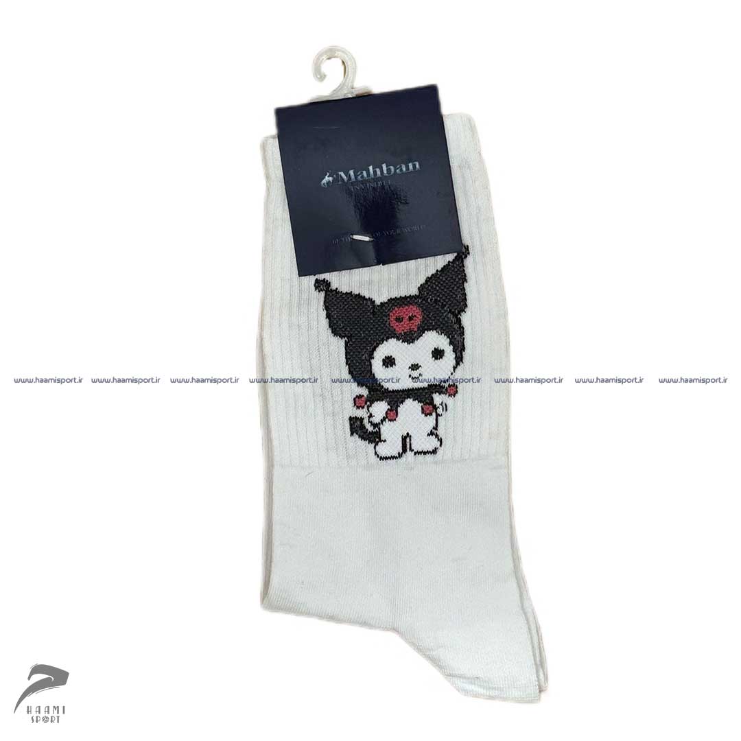 جوراب تمام پنبه کش انگلیسی طرح دار کورومی جوراب تمام پنبه کش انگلیسی طرح دار کورومی