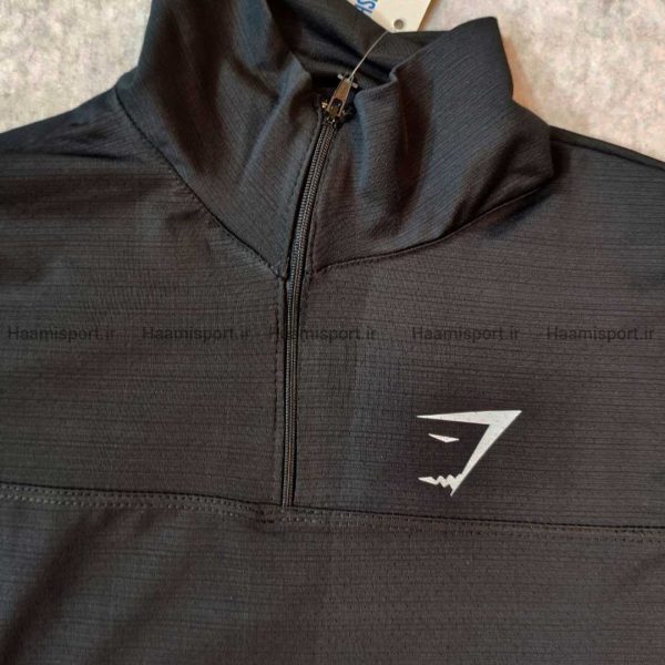 تونیک نیم زیپ بغل چاکدار جیم شارک