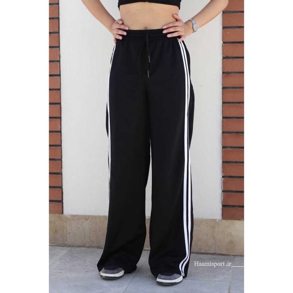 شلوار بگ استایل زنانه دو خط زیپ مخفی - تصویر 5