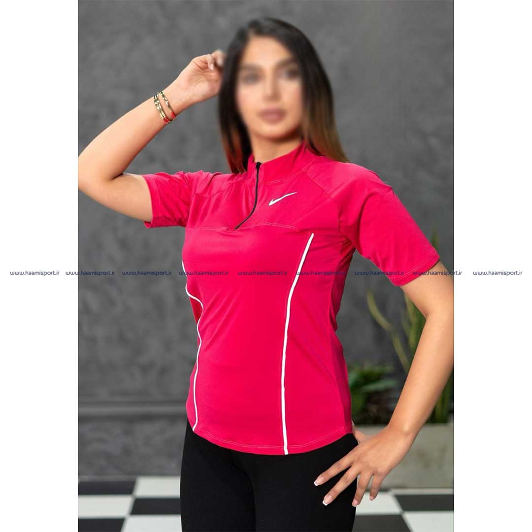 تیشرت نیم زیپ مغزی دوزی شده نایکی تیشرت نیم زیپ مغزی دوزی شده نایکی - تصویر 2