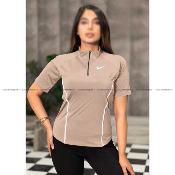 تیشرت نیم زیپ مغزی دوزی شده نایکی تیشرت نیم زیپ مغزی دوزی شده نایکی - تصویر 3