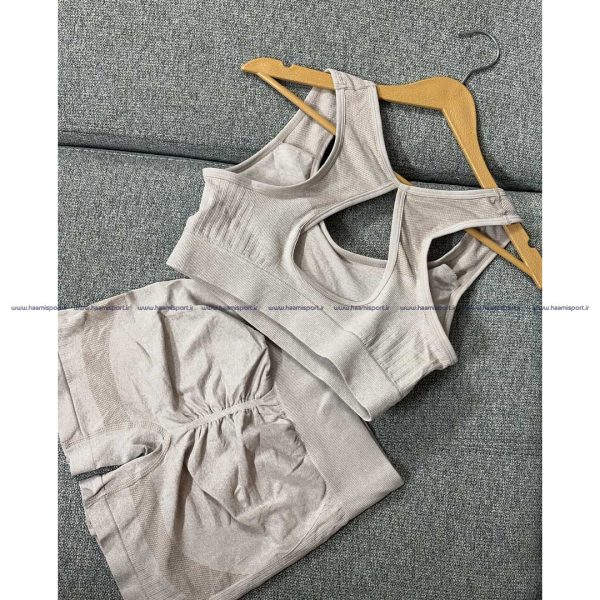 ست نیم تنه و شلوارک وارداتی لایک - تصویر 9