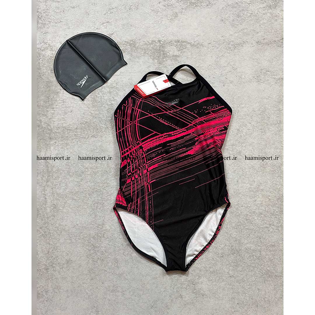 مایو ضد کلر اورجینال برند اسپیدو طرح آبرنگی مایو ضد کلر اورجینال برند اسپیدو