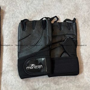 دستکش ورزشی چرم برند ماراتن