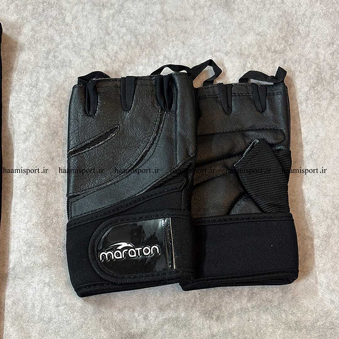 دستکش ورزشی چرم برند ماراتن دستکش ورزشی چرم برند ماراتن
