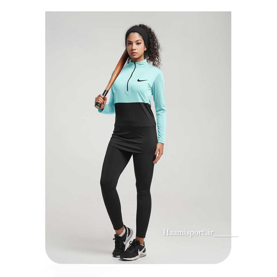 ست تونیک نیم زیپ نایکی و لگ فلامنت ست تونیک نیم زیپ نایکی و لگ فلامنت - تصویر 2